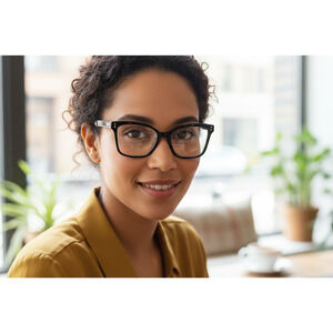 Peepers Octavia Blue Light Glasses +0.00 Black – Minimalist, Indie, Y2K